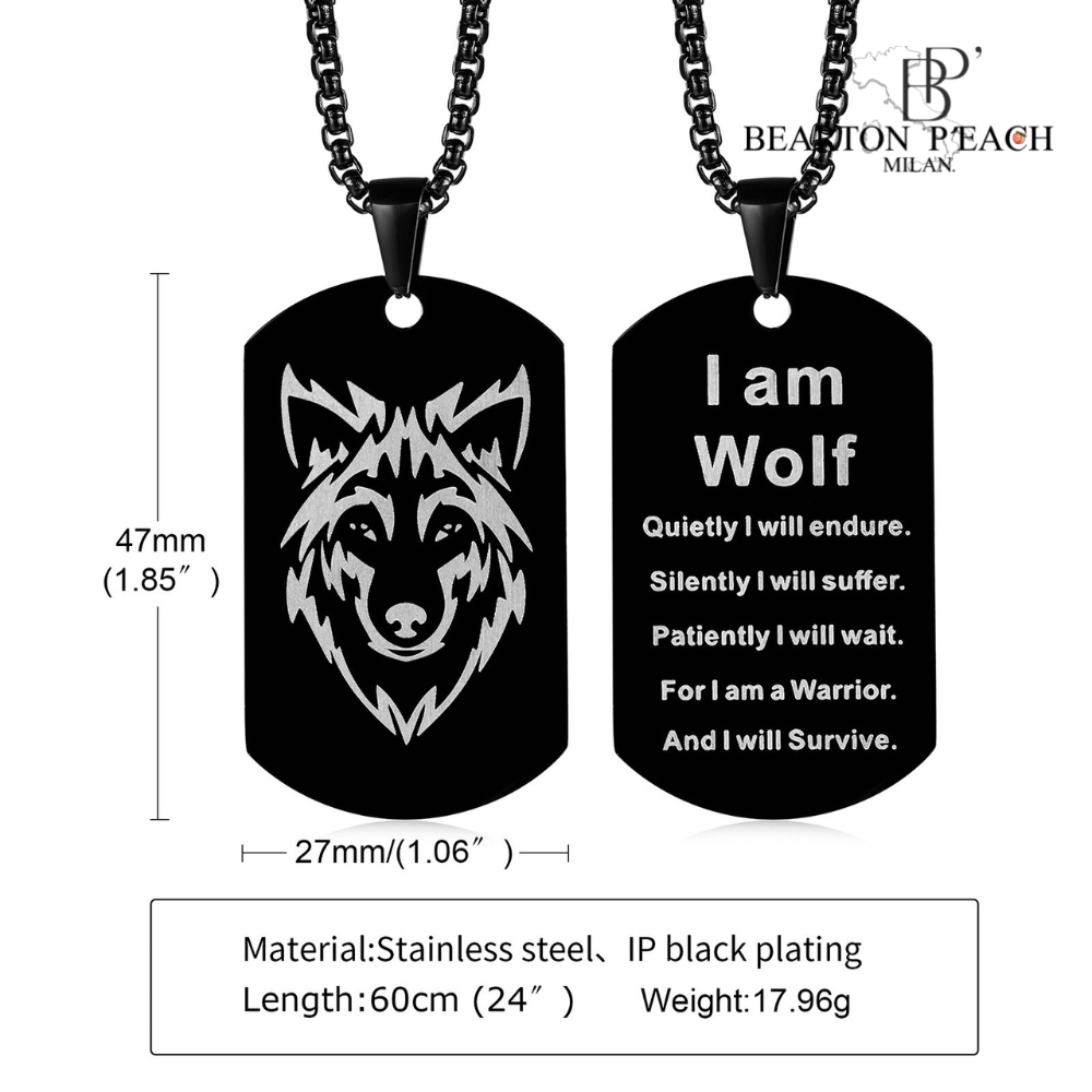 שרשרת תליון WOLF