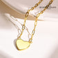 שרשרת זהב THE HEART