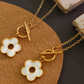 שרשרת זהב HEART FLOWER